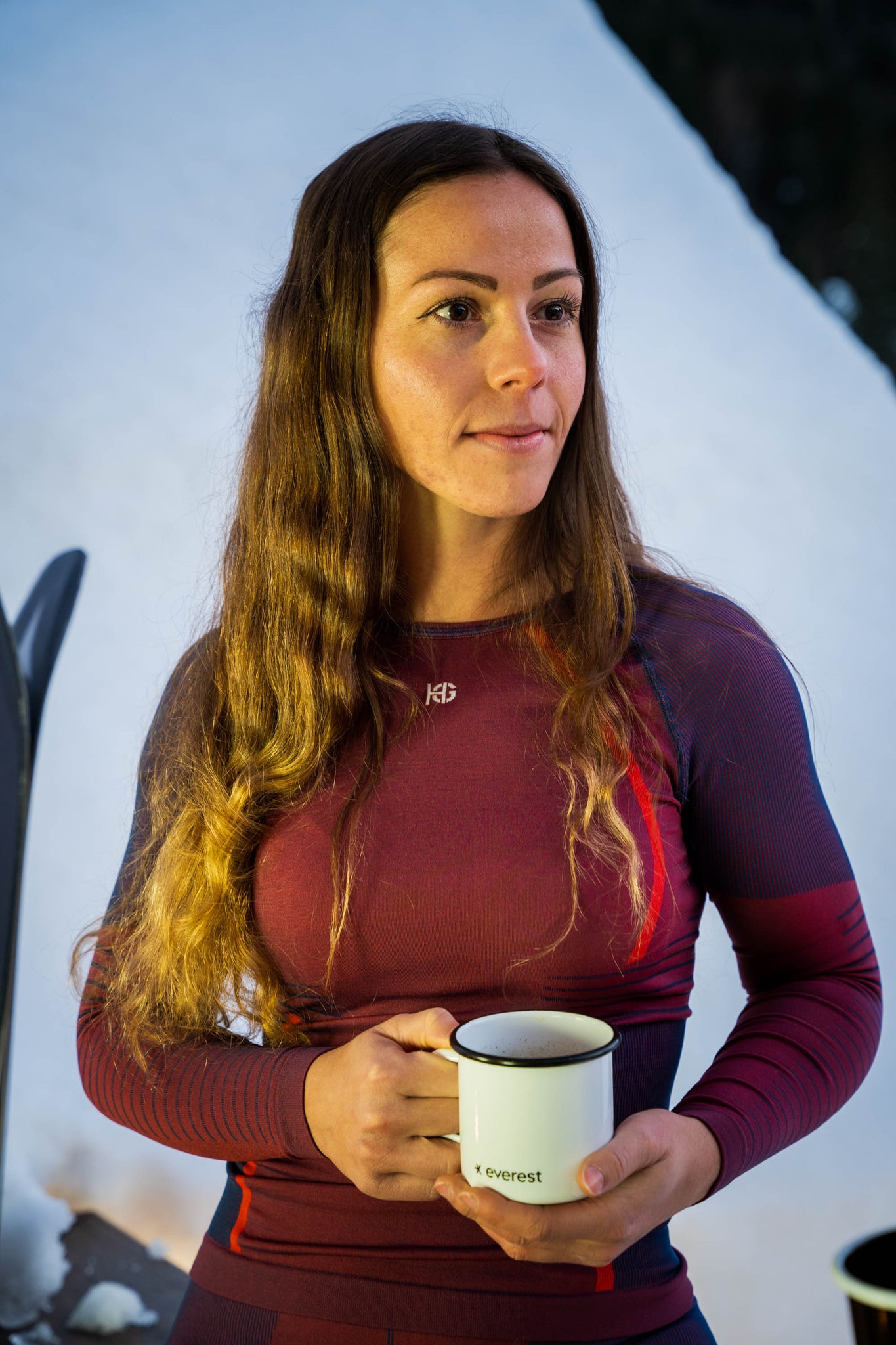 PALMER ženska tehnična majica (bordo rdeča)
