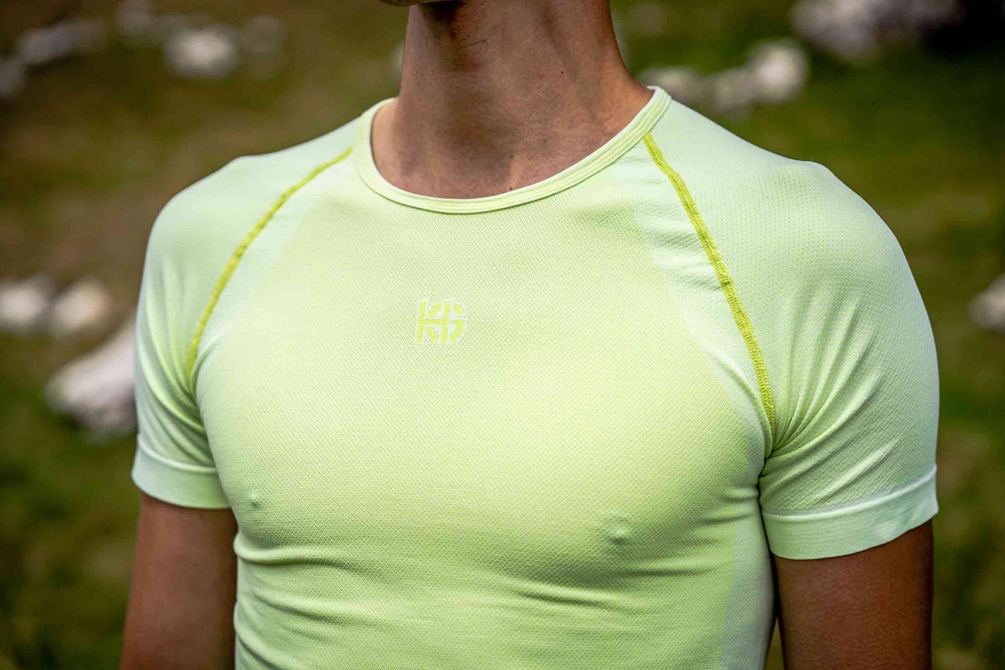 TWINK moška športna majica s kratkimi rokavi (zelena)